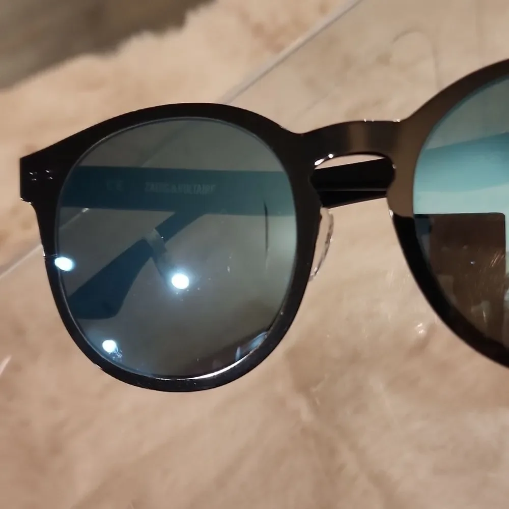 Zadig‎ & Voltaire Blue Mirrored Lens & Gunmetal Sunglasses